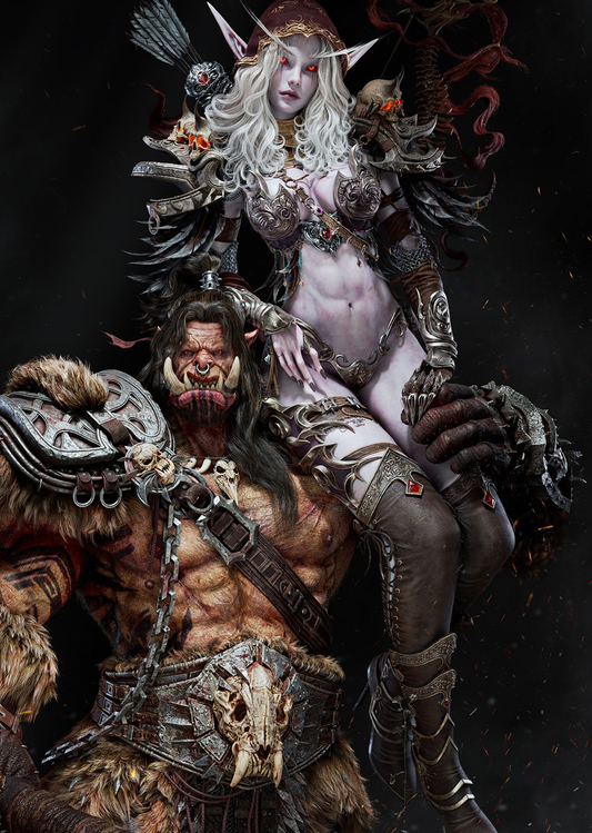 World of Warcraft: Sylvanas Windrunner&Grommash Hellscream