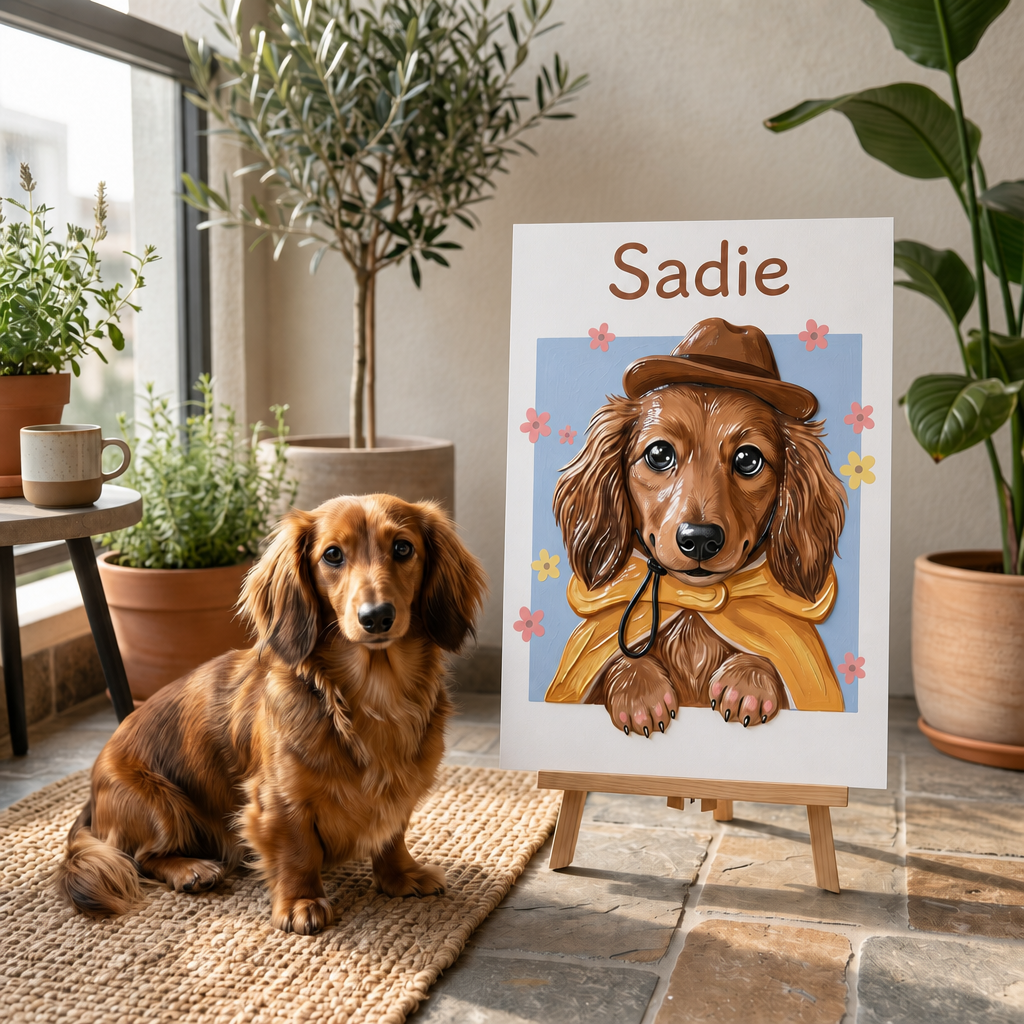 Custom Cartoon-Style Portrait