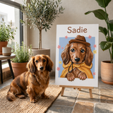 Custom Cartoon-Style Portrait