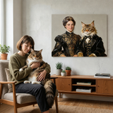 Custom Portrait for You and Your Feline Lord