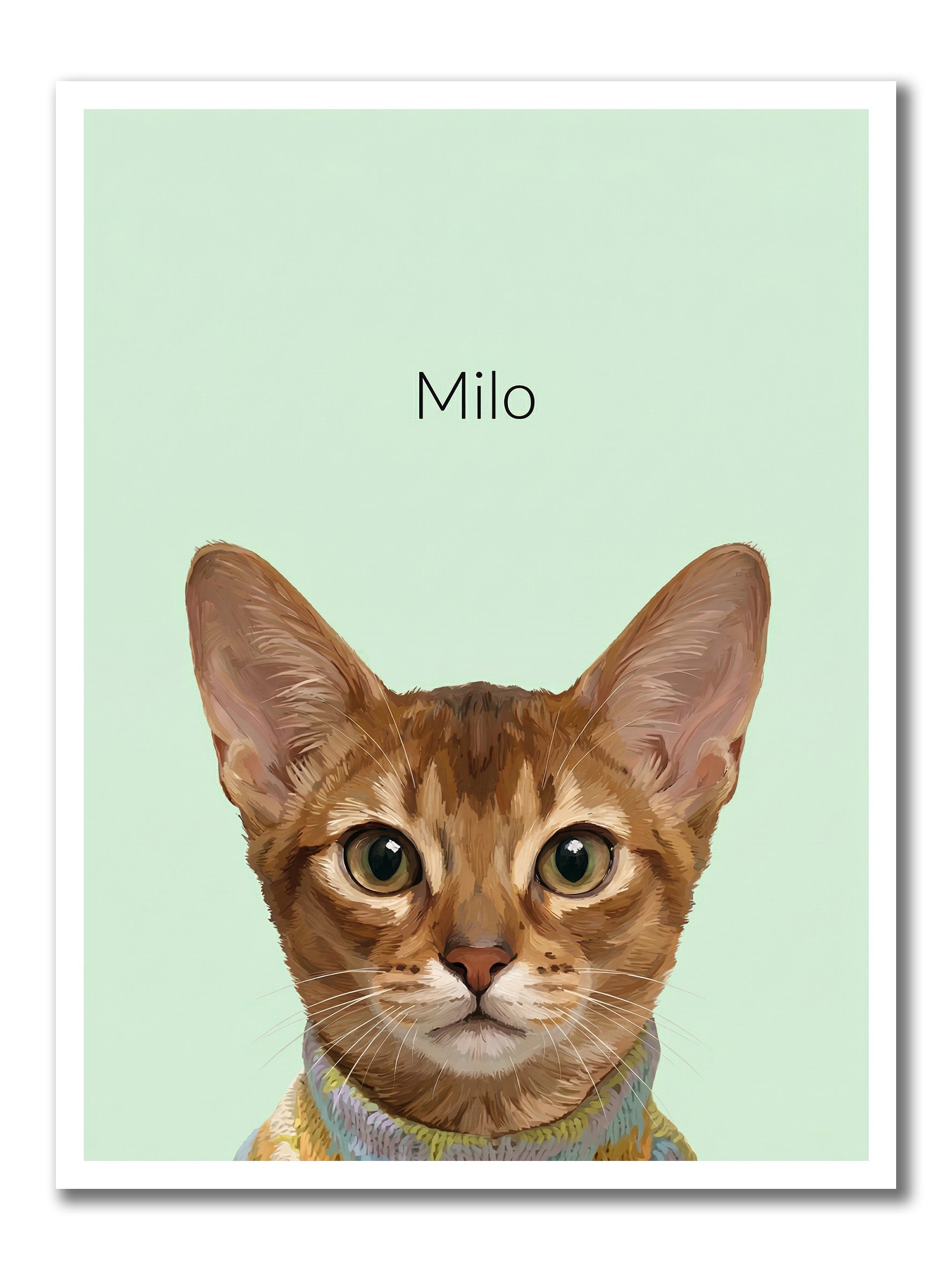 Custom Illustration-Style Portrait