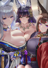 Azur Lane: Shinano&Musashi&Akagi