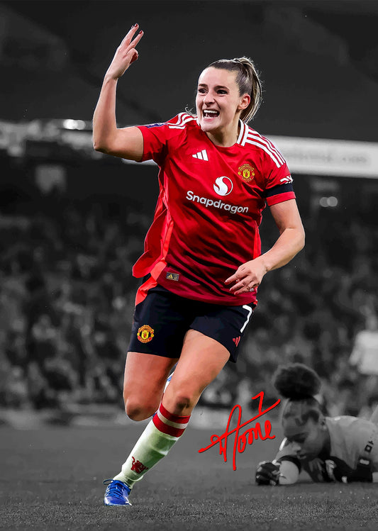Ella Toone: Manchester United Goal Celebration Poster