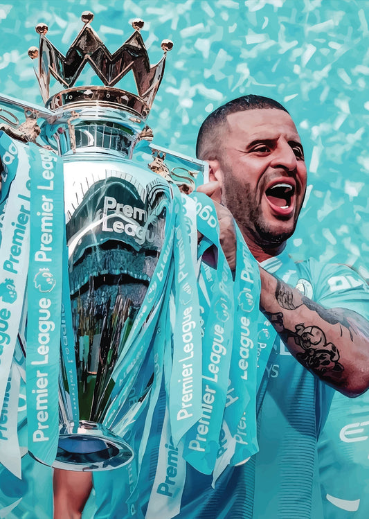 Kyle Walker: Premier League Champion Illustration