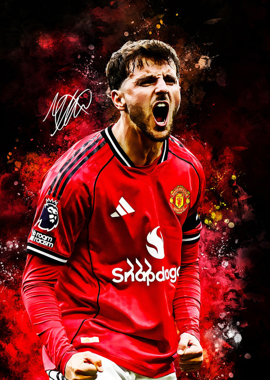 Mason Mount: Dynamic Manchester United Poster