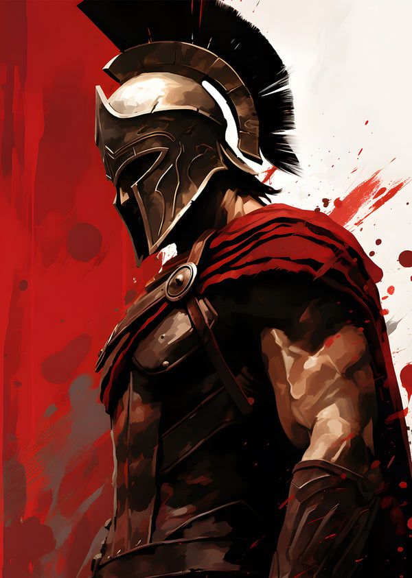 Spartan Warrior: Red and Resolve