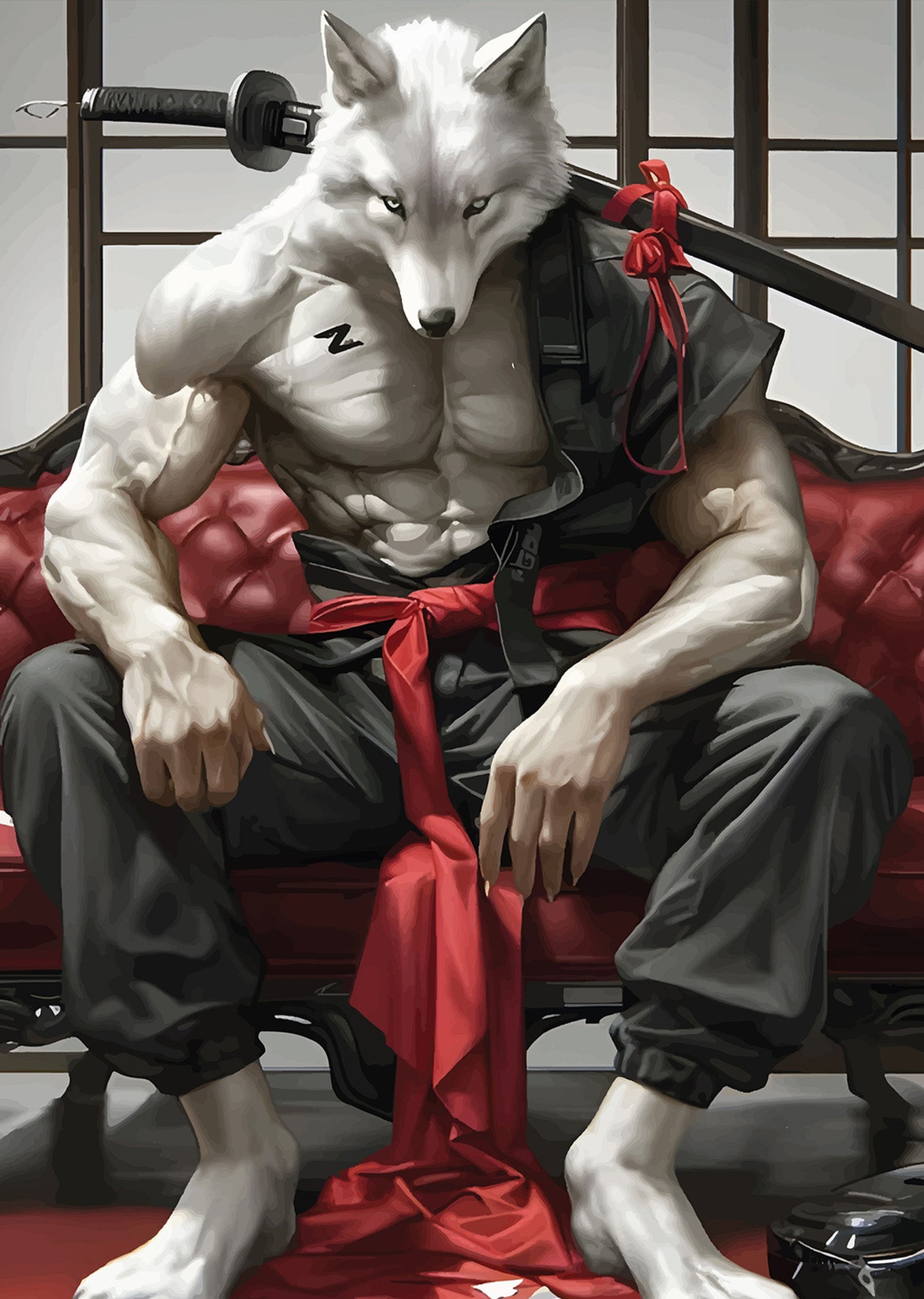 The White Wolf Samurai