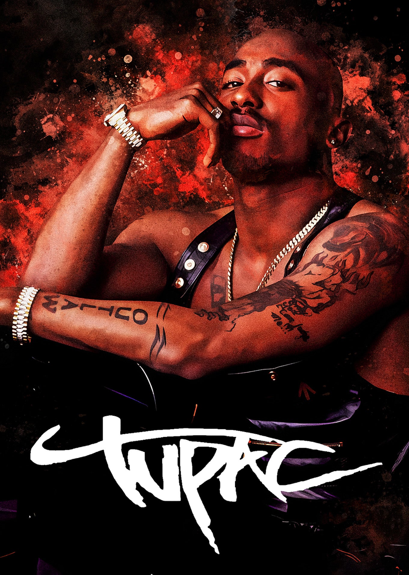 Tupac Shakur: Iconic Gaze