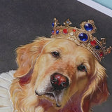 King and Queen:Custom 2 Pets Portrait